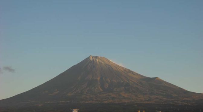 【2020年12月17日　今日の富士山】