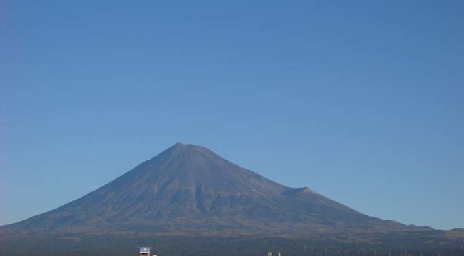 【2020年12月21日　今日の富士山】