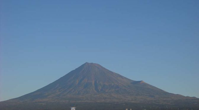 【2020年12月22日　今日の富士山】