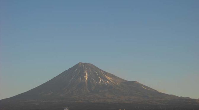 【2021年1月19日　今日の富士山】