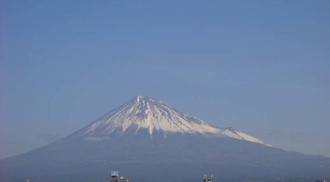 【2021年2月13日　今日の富士山】