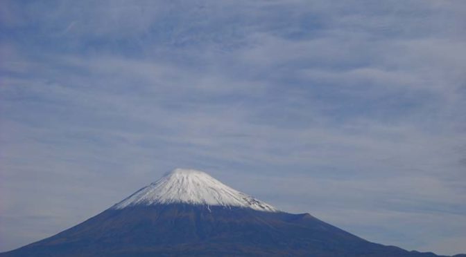 【2021年11月1日　今日の富士山】