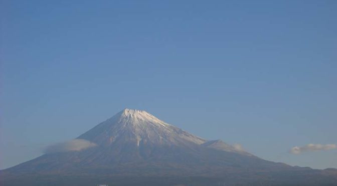 【2021年11月5日　今日の富士山】