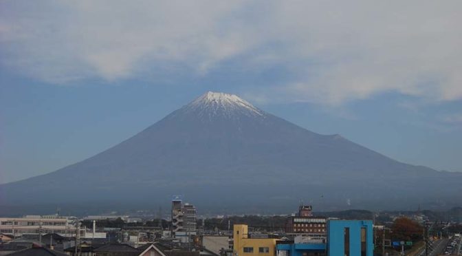 【2021年11月19日　今日の富士山】