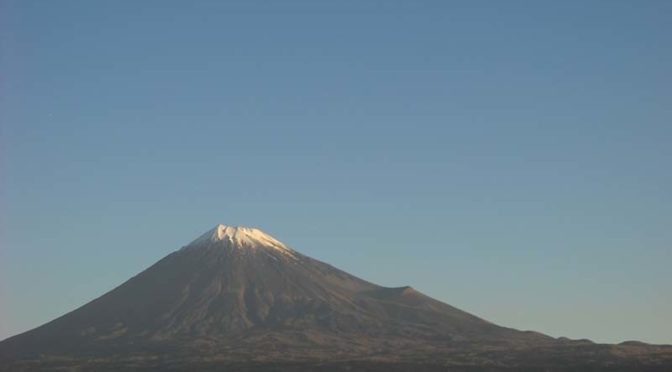 【2021年11月25日　今日の富士山】