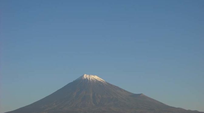 【2021年11月26日　今日の富士山】