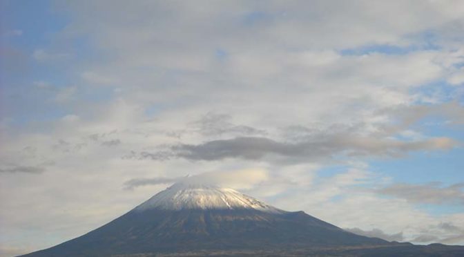 【2021年12月7日　今日の富士山】