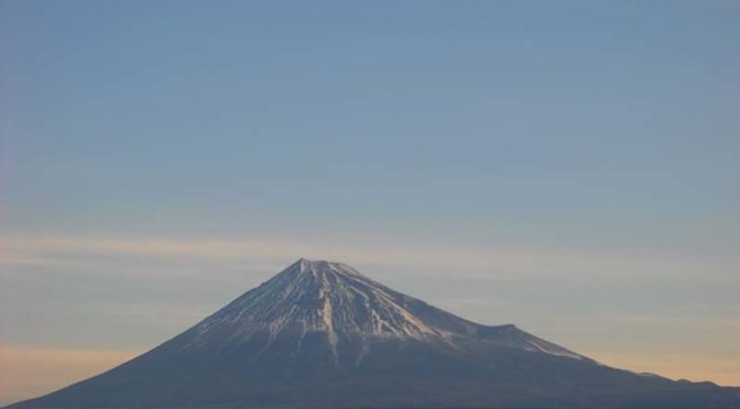 【2022年2月9日　今日の富士山】