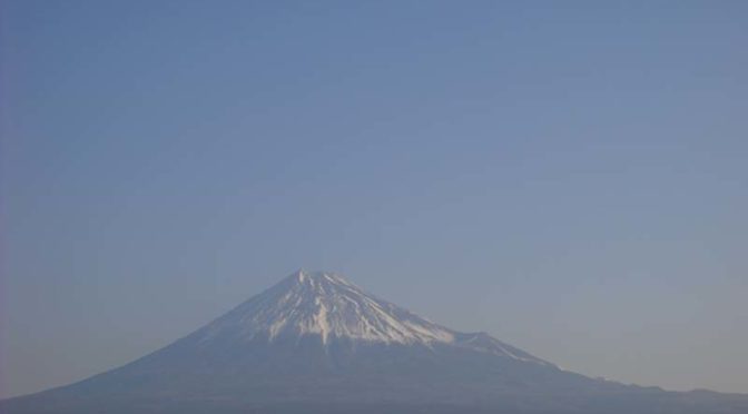 【2022年3月11日　今日の富士山】