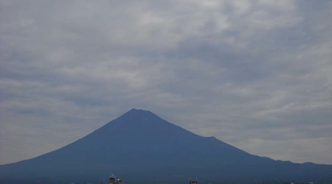 【2022年10月3日　今日の富士山】