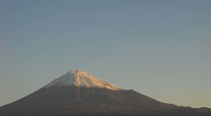 【2022年11月2日　今日の富士山】