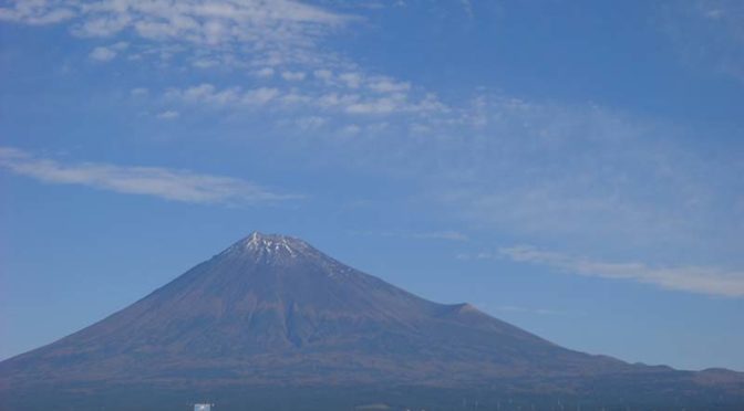 【2022年11月4日　今日の富士山】