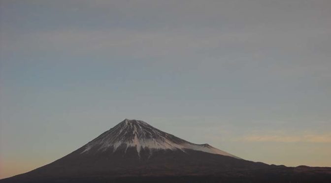 【2023年1月6日　今日の富士山】