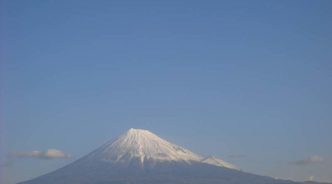 【2023年1月19日　今日の富士山】