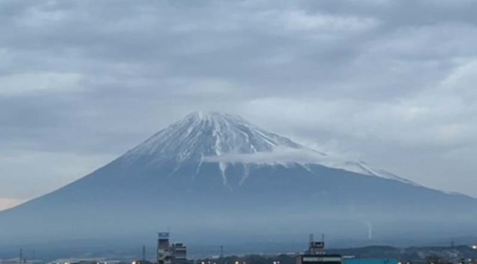 【2023年1月23日　今日の富士山】