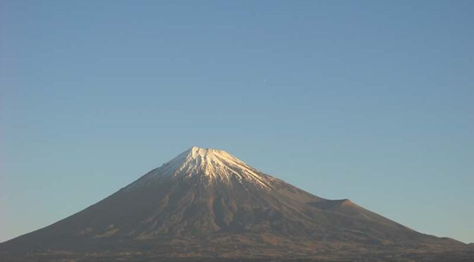 【2023年12月22日　今日の富士山】