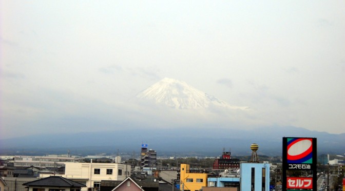 【2015年4月12日　今日の富士山】