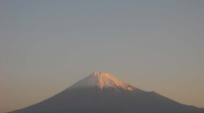 【2026年1月20日　今日の富士山】