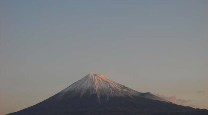 【2026年1月30日　今日の富士山】