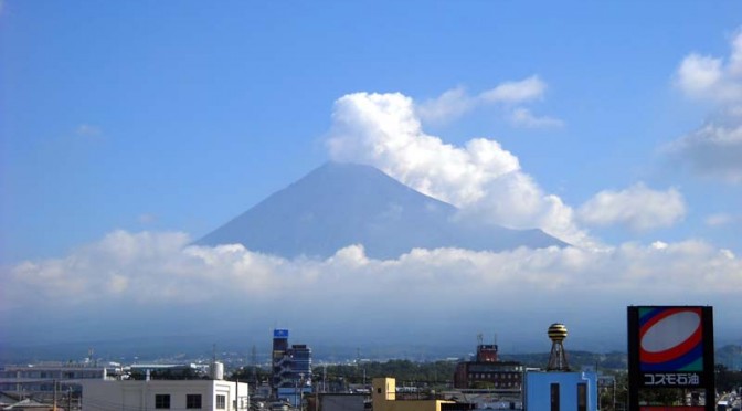 【2015年8月6日　今日の富士山】