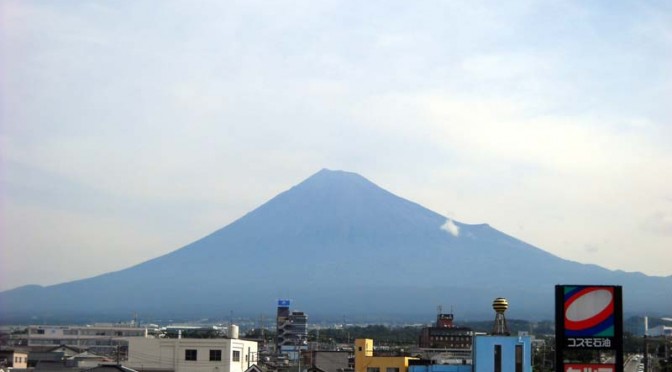 【2015年8月11日　今日の富士山】