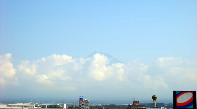 20150914富士市不動産のゆかりから見た富士山