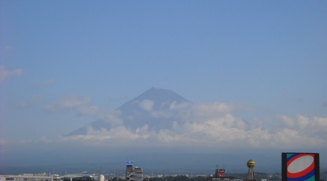 【2015年10月6日　今日の富士山】