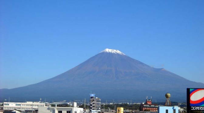 【2015年10月13日　今日の富士山】