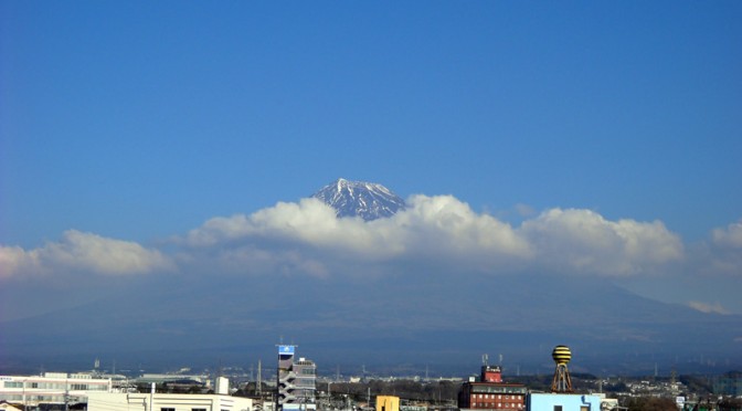 20160116富士市不動産のゆかりから見た富士山