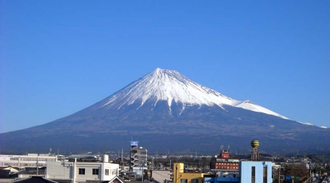 20160126富士市不動産のゆかりから見た富士山