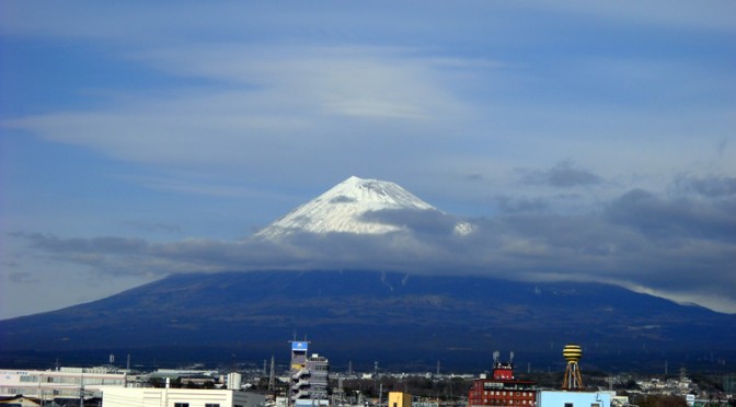 20160121富士市不動産のゆかりから見た富士山
