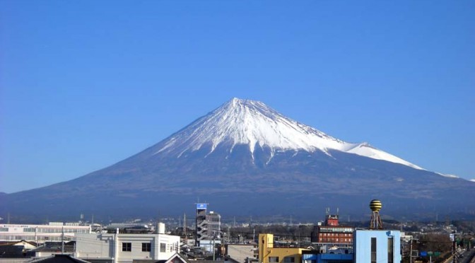 20160127富士市不動産のゆかりから見た富士山
