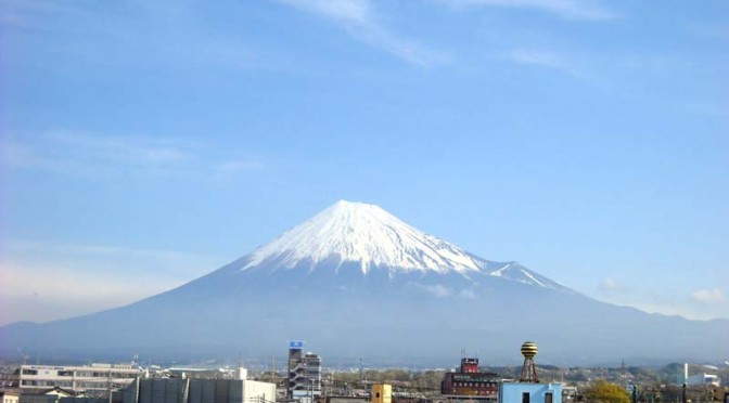 20160406富士市不動産のゆかりから見た富士山