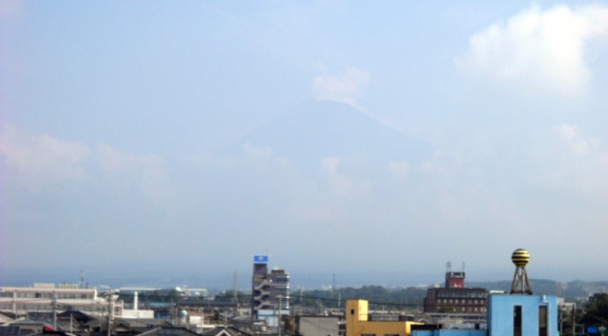 【2016年08月18日　今日の富士山】