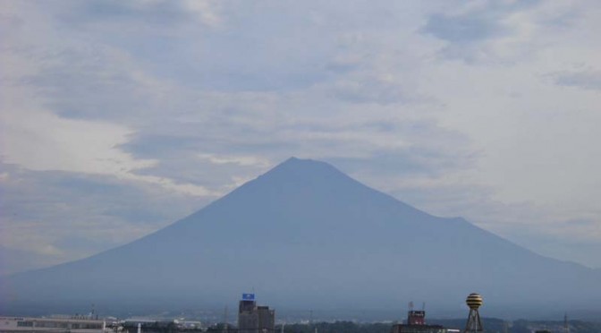 【2017年08月25日　今日の富士山】