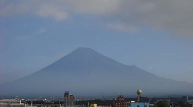 【2017年09月13日　今日の富士山】