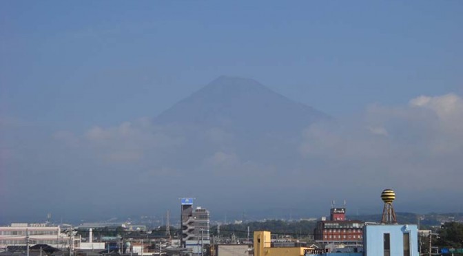 【2017年10月11日　今日の富士山】