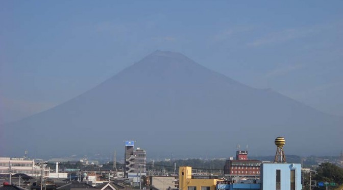 【2017年10月12日　今日の富士山】