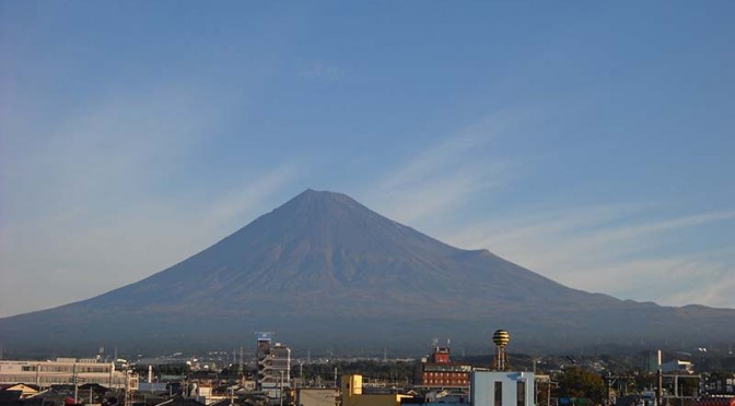 【2017年11月2日　今日の富士山】