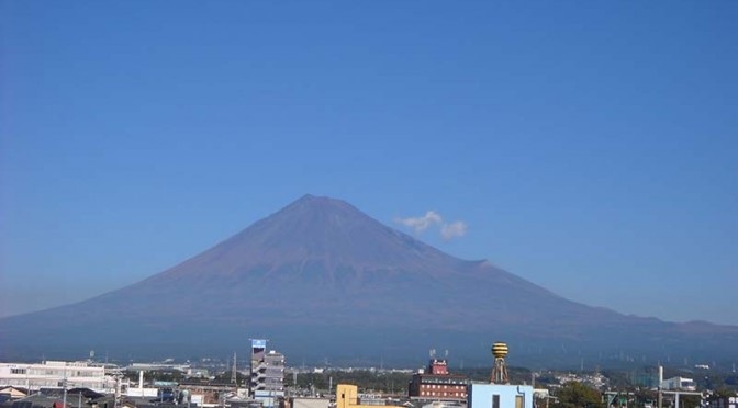 【2017年11月3日　今日の富士山】