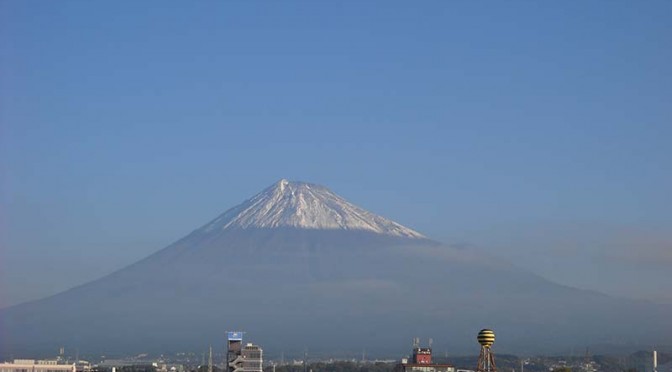 【2017年11月9日　今日の富士山】