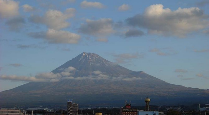 【2017年11月13日　今日の富士山】