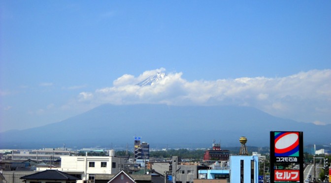 20140615富士市不動産のゆかりから見た富士山