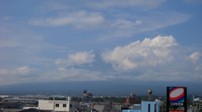 【2014年7月11日　今日の富士山】