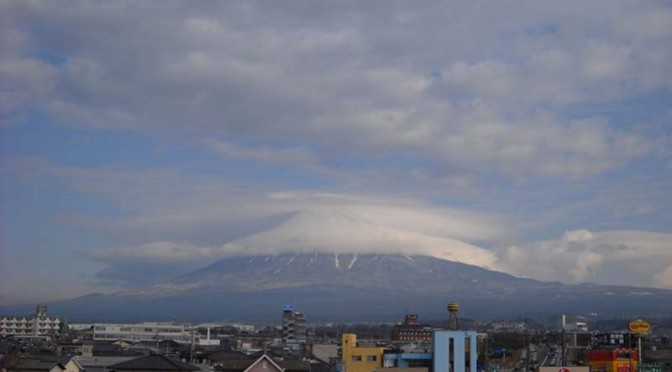 【2018年2月3日　今日の富士山】
