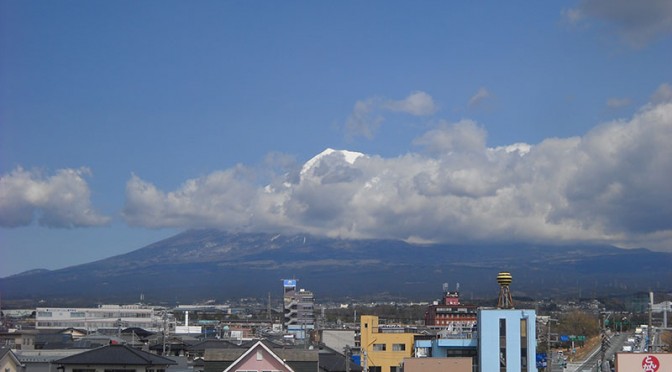 【2018年3月23日　今日の富士山】