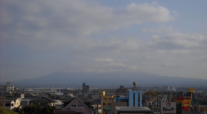 【2018年3月31日　今日の富士山】