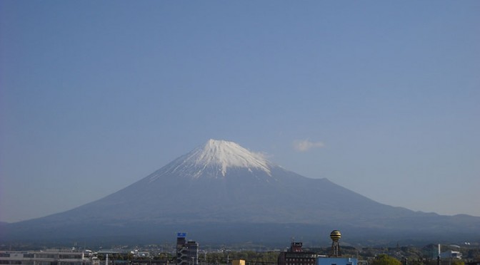 【2018年4月13日　今日の富士山】