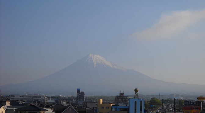 【2018年4月20日　今日の富士山】