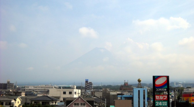 【2014年8月1日　今日の富士山】